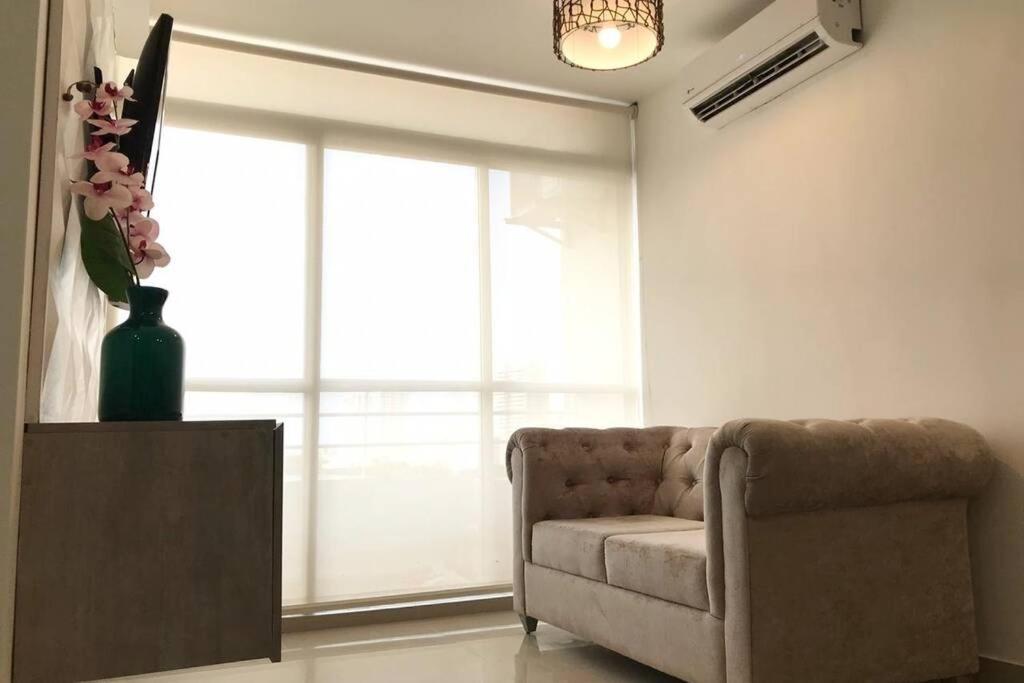 Apartamento Apto Con Vista Al Mar Caribe Cerca De Todo!!! Cartagena