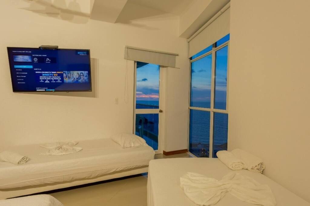 Apartamento Luxury On The Sea Poseidon Ac/hot Watter Cartagena