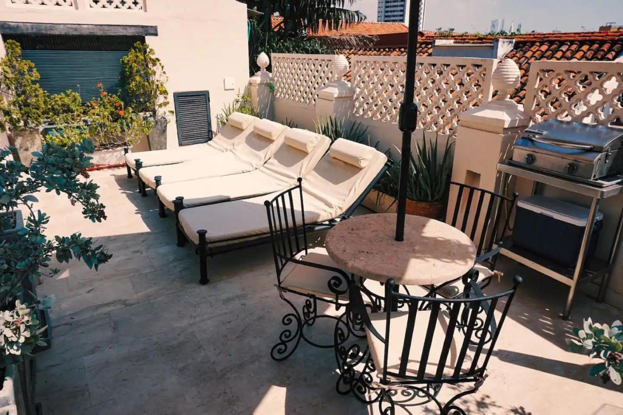 Сasa de vacaciones 7esp-4 Casa De 7 Con Piscina Y Wifi En El Centro Historico Cartagena