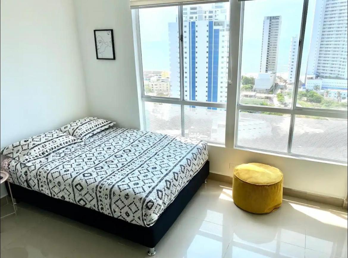Lindo Apto Vista Al Mar,central Y Piscina Rooftop *
