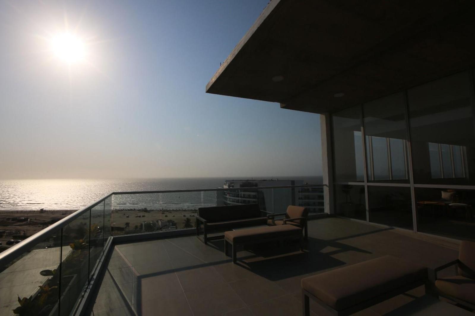 De Lujo Frente Al Mar Con Piscina Apartamento Cartagena