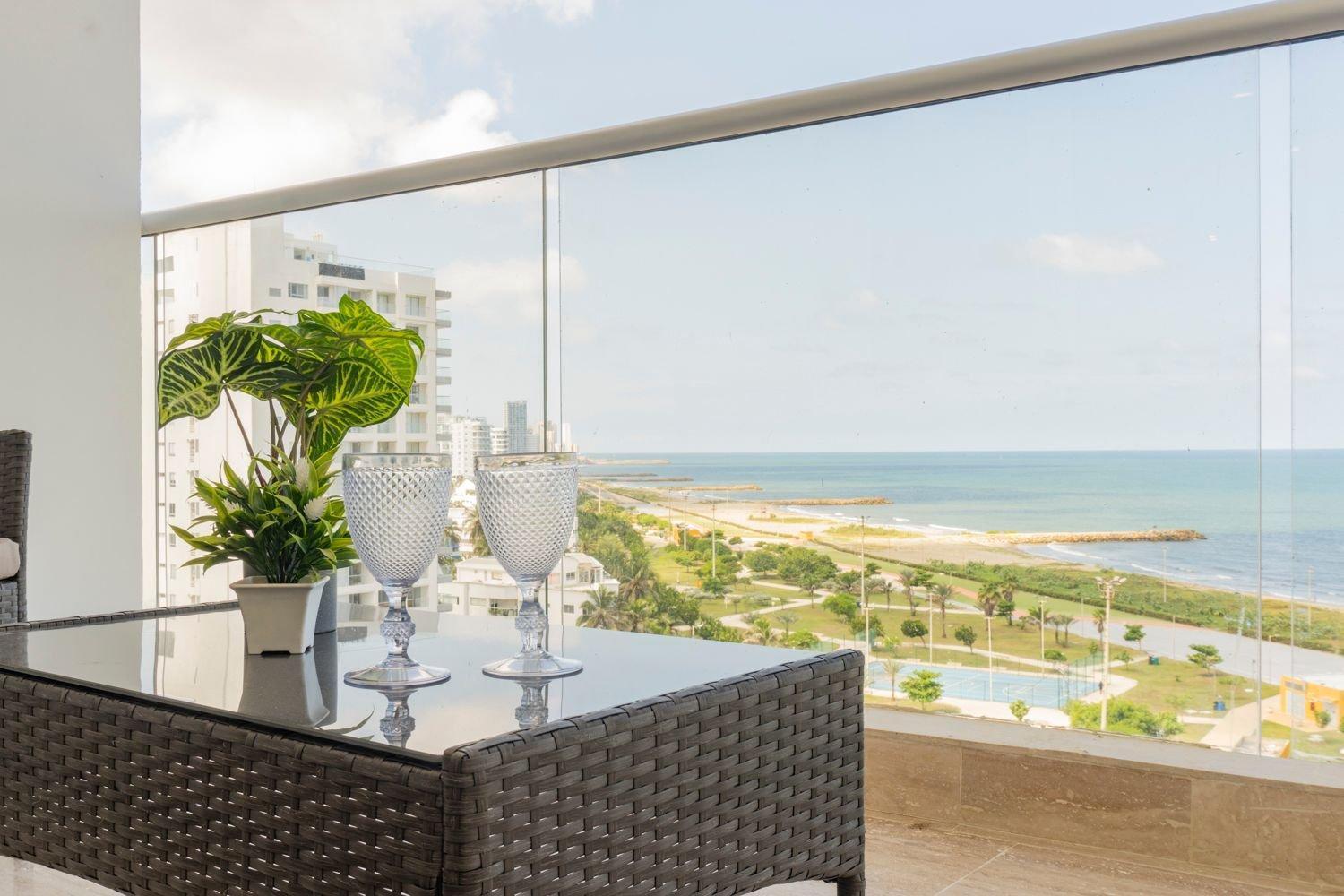 Apartamento Cb1004 Moderna Costera Con Vista Al Mar Cartagena
