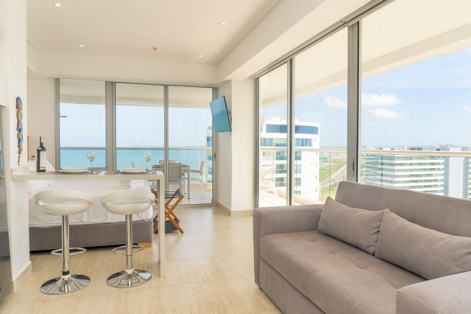 Apartamento Cb1429 Vista 180º Aeropuerto Y Mar En Crespo