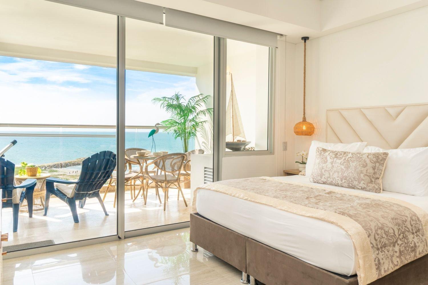 Cb715 Exclusiva Hermosa Vista Al Mar - Atardecer Oceanfront View Apartamento