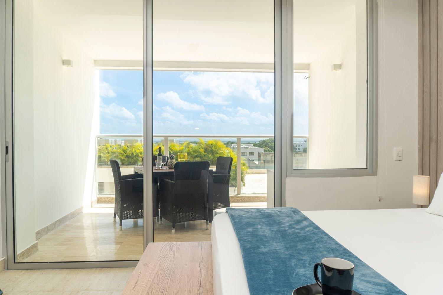 Apartamento Cb543 Boho + Pisicna + Wifi + Balcon *