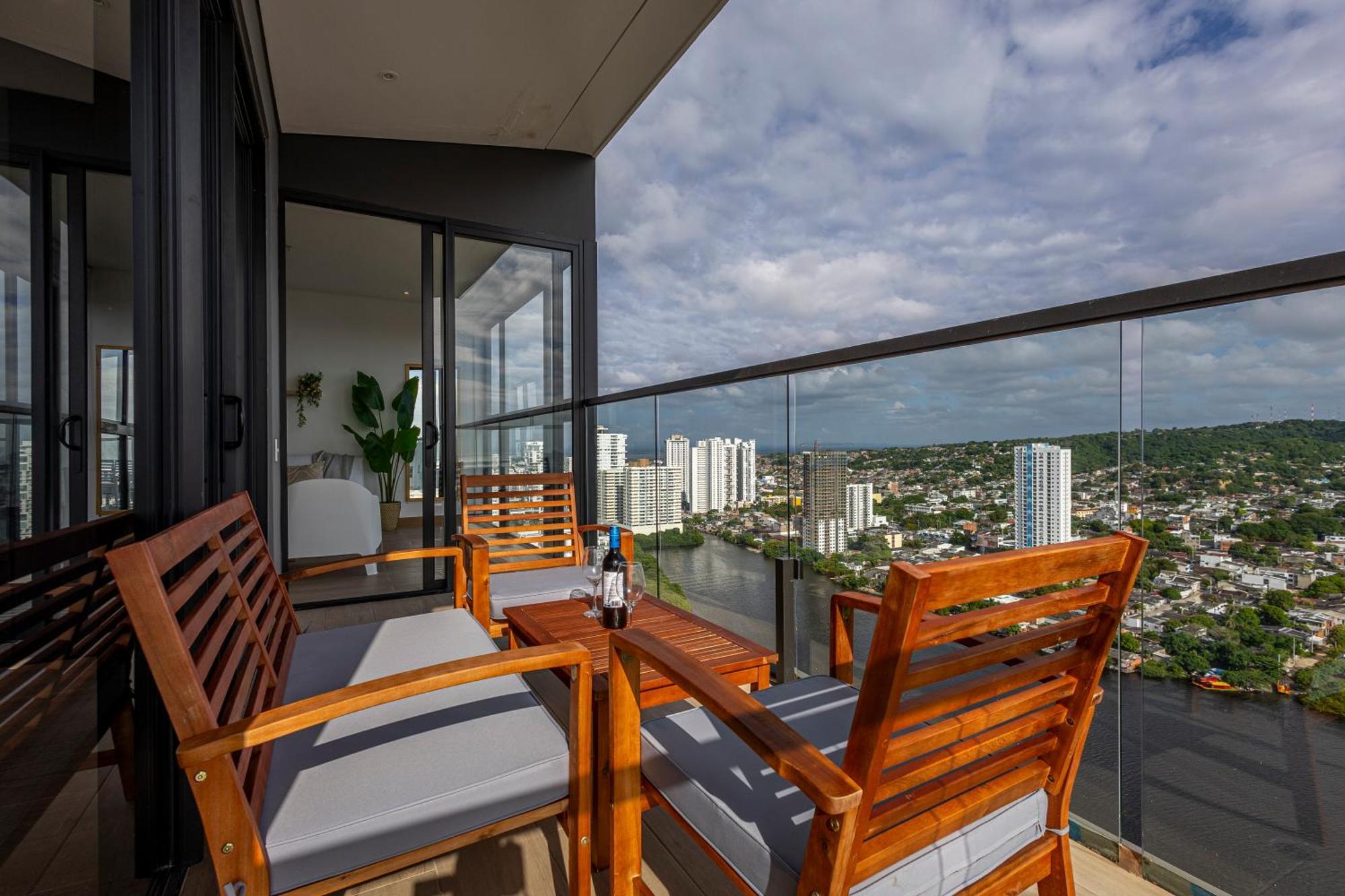 Apartamento Cabrero Centro Tropical - Con Vista Al Mar Cartagena