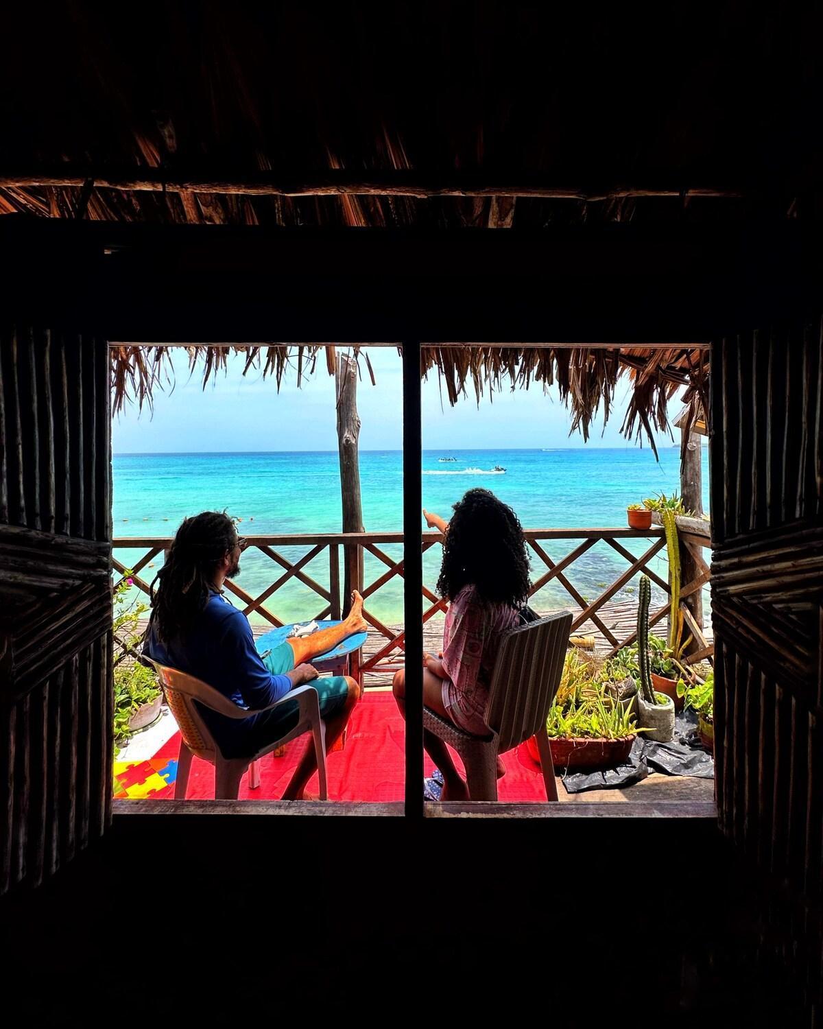 Chalet Beautiful Facing The Caribbean Sea!