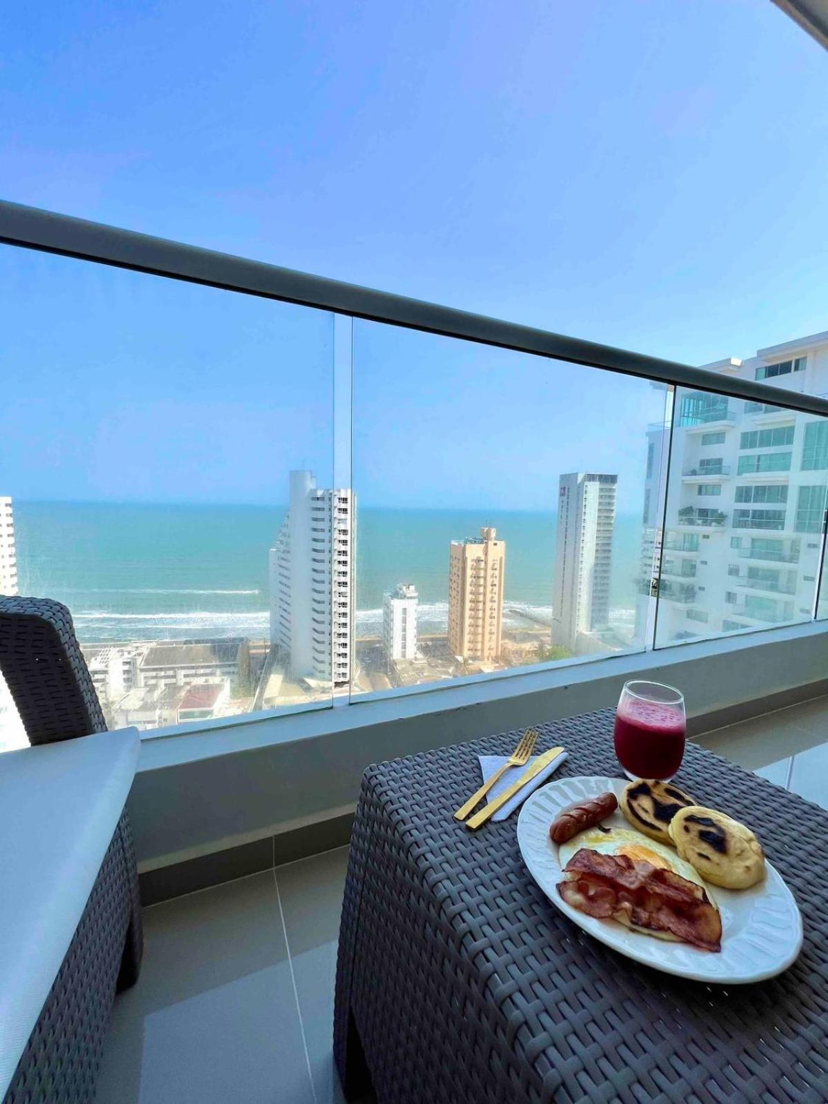 Moderno Y Lujoso Con Vista Al Mar Piso 1903 - Cerca A Ciudad Amurallada Apartment Cartagena