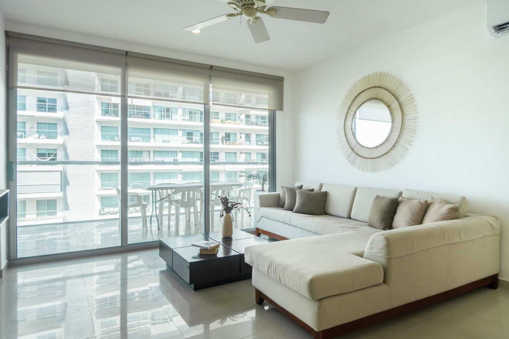Apartment Impeccable 2br With Charming Balcony In Sunset Cartagena