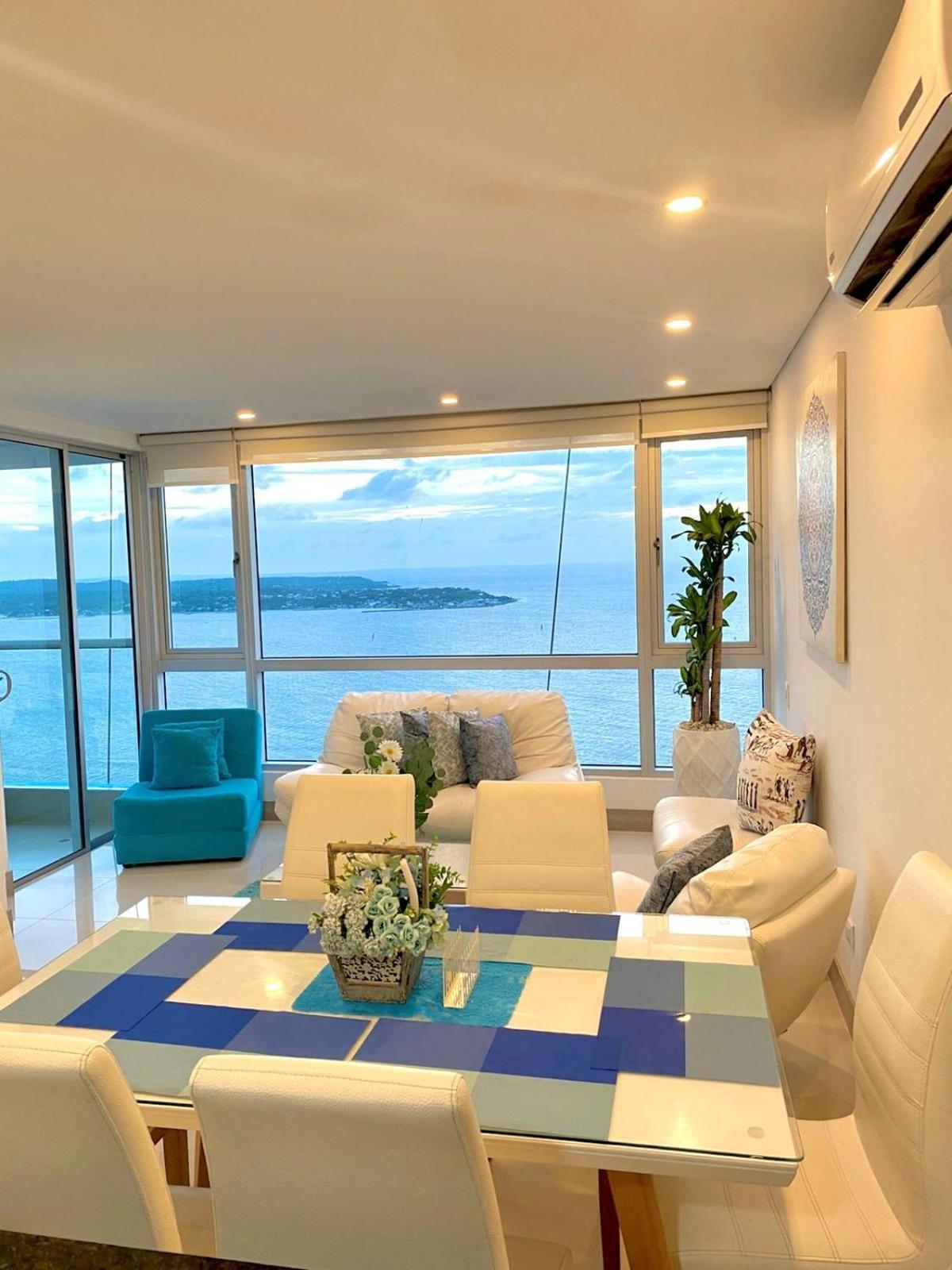 Beachfront 3br W 360 Views Apartamento Cartagena