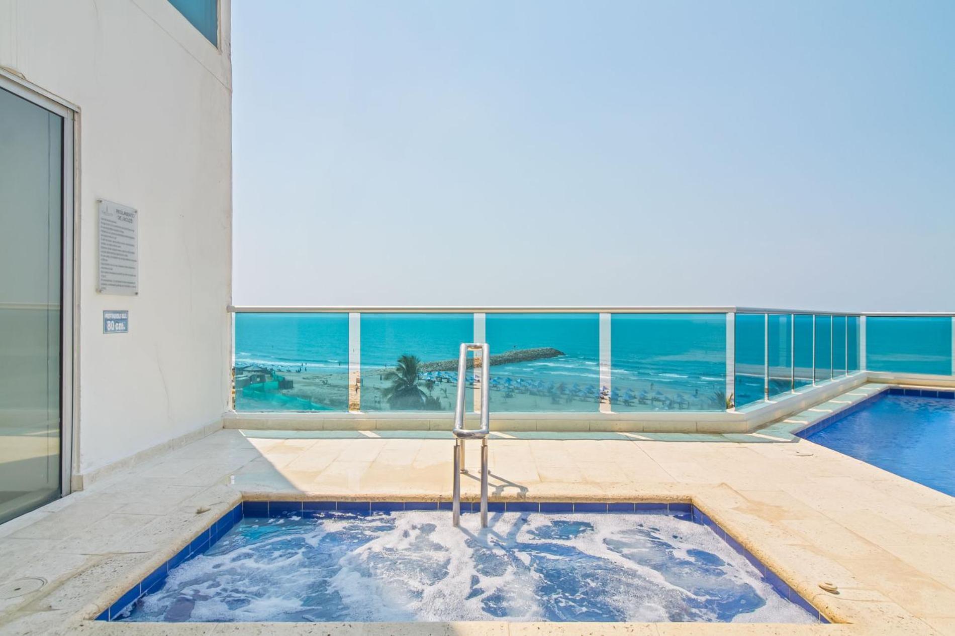 Apartamento Vista De Lujo Al Mar Y La Bahia Cartagena