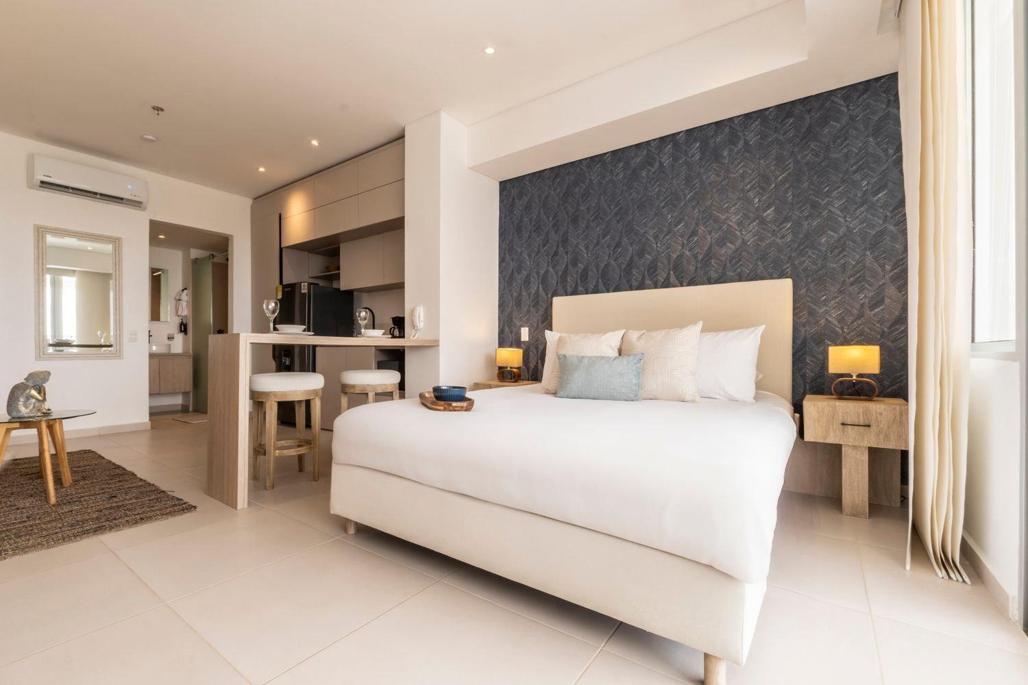 Apartamento Cb834 Vista Hermosa - Cama Queen Balcon Priv Cartagena