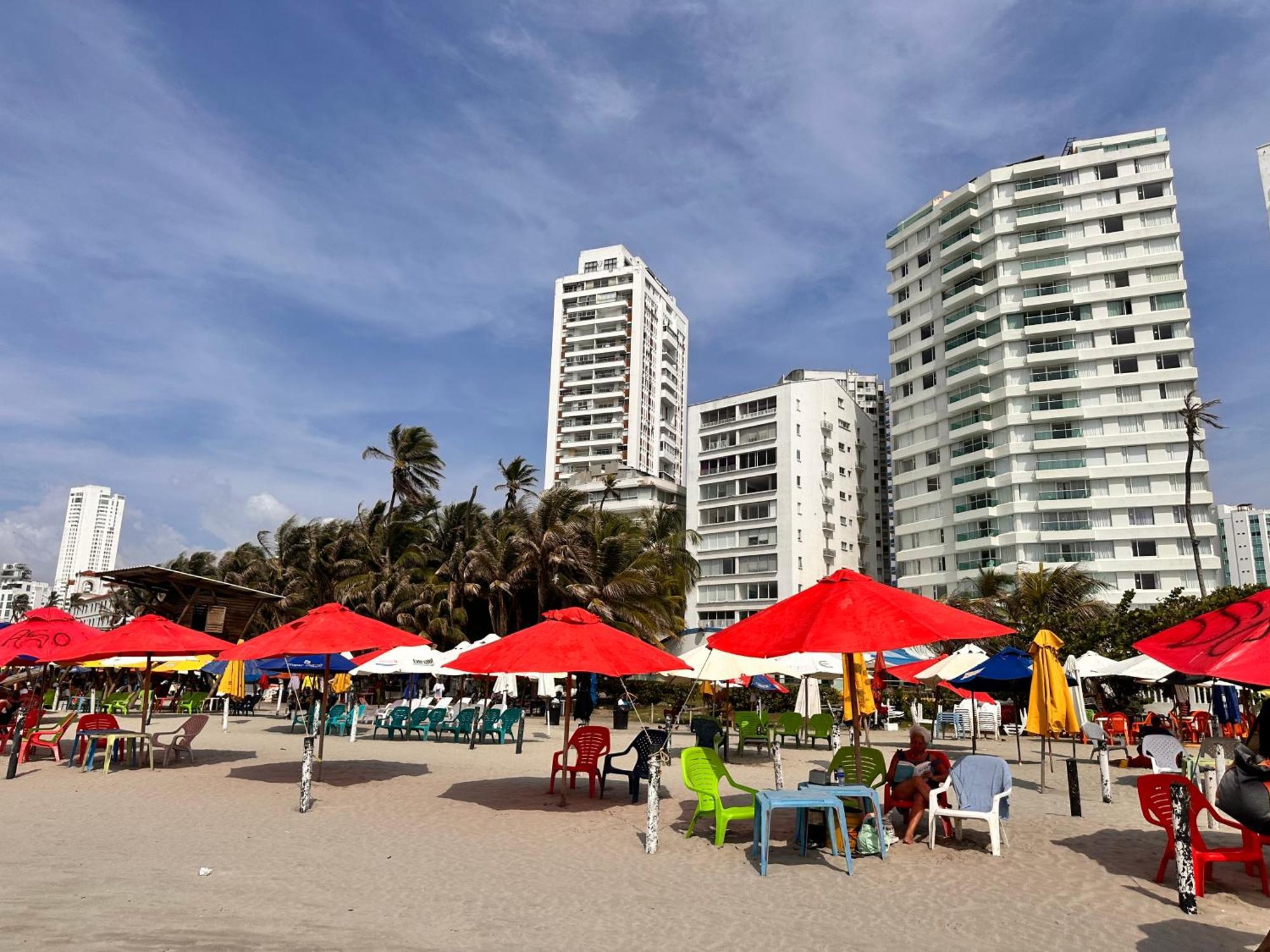 Piso Alto, Cerca Hilton Y Dan Carton Salida Al Mar Apartamento Cartagena