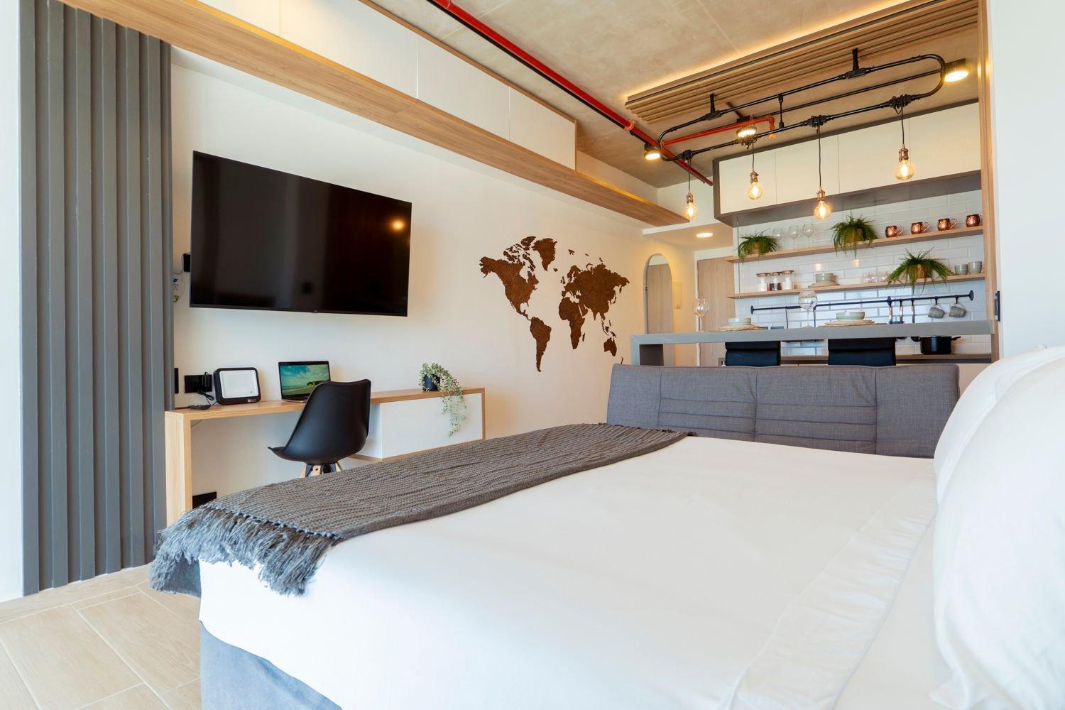 Apartamento Cb806 Moderno Loft Frente Al Mar Crespo *