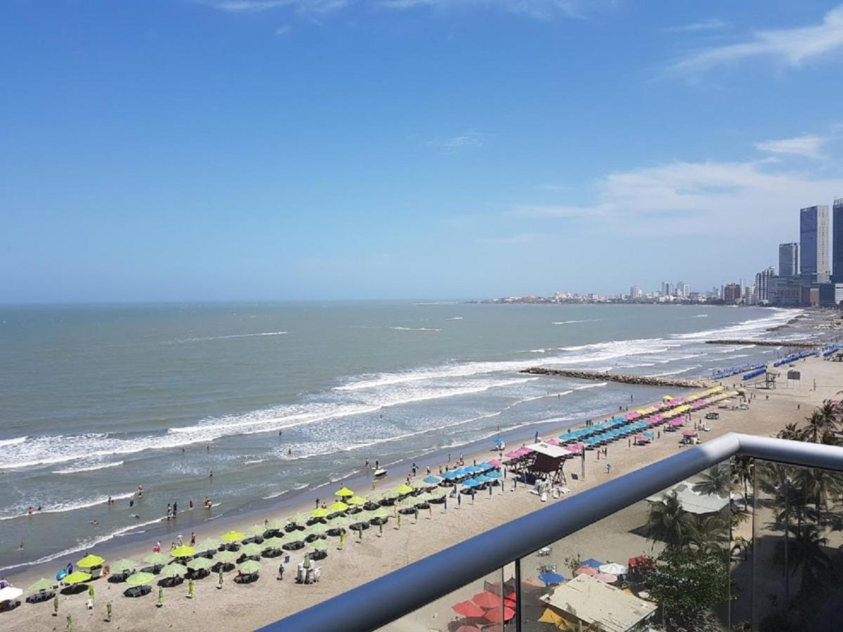 Apartamento Apartamento En Piso 19 1c19 Balcón Con Vista Al Mar Su Aire Acondicionado E Internet Wifi Cartagena