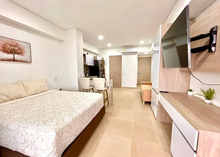 Apartasuit Cartagena Beach, Barrio Crespo Cerca Del Aeropuerto