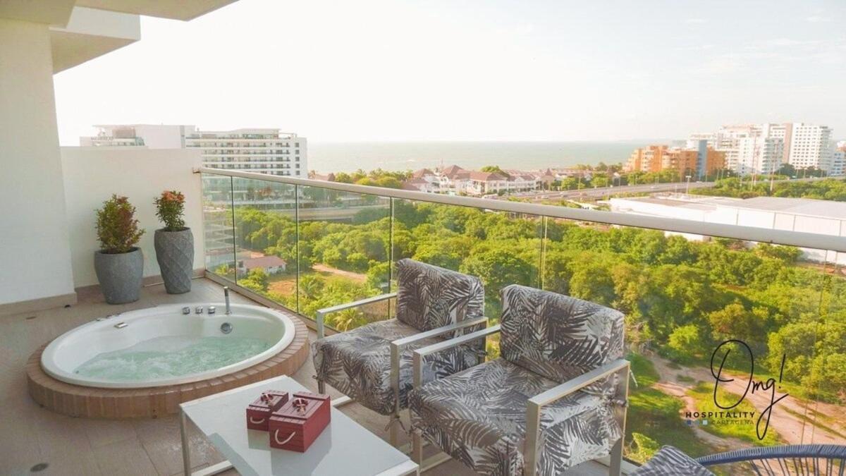 Mq1206 Increible Vista Jacuzzi Priv Cielo Mar Apartamento