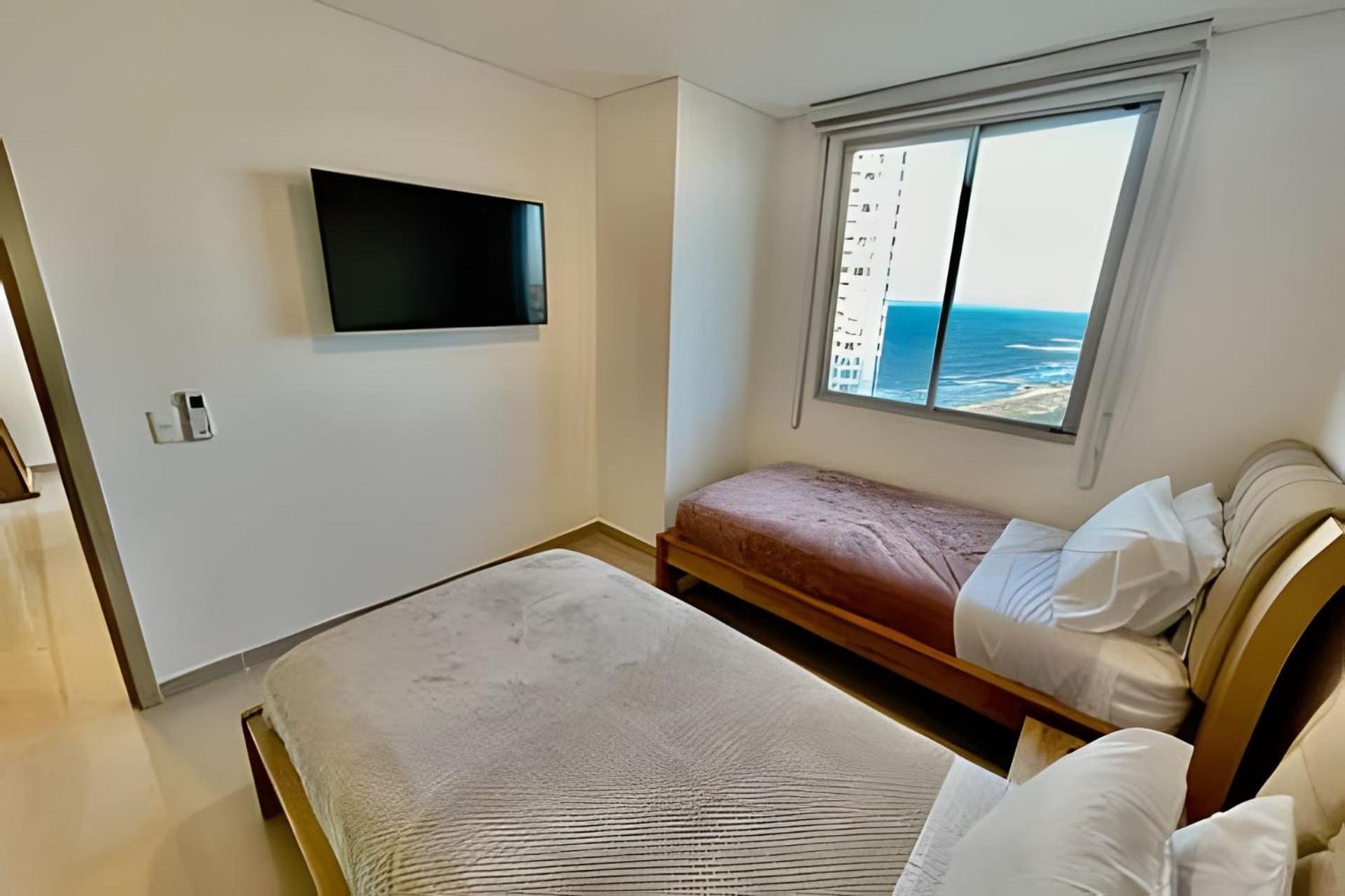 Panoramic Sea View 2 Br/pool, Gym Apartamento Cartagena