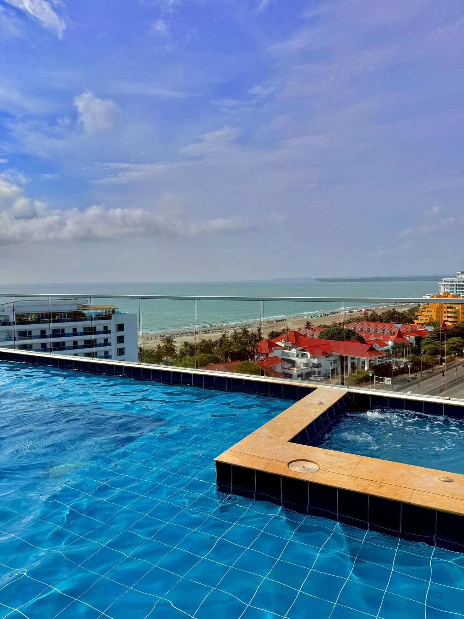 Apartamento En Cartagena Con Vista Al Mar, Piscina Rooftop Y Playa Apartamento